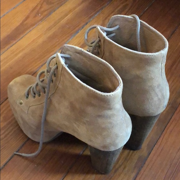 Jeffrey Campbell Tan Suede Litas - Picture 2 of 4